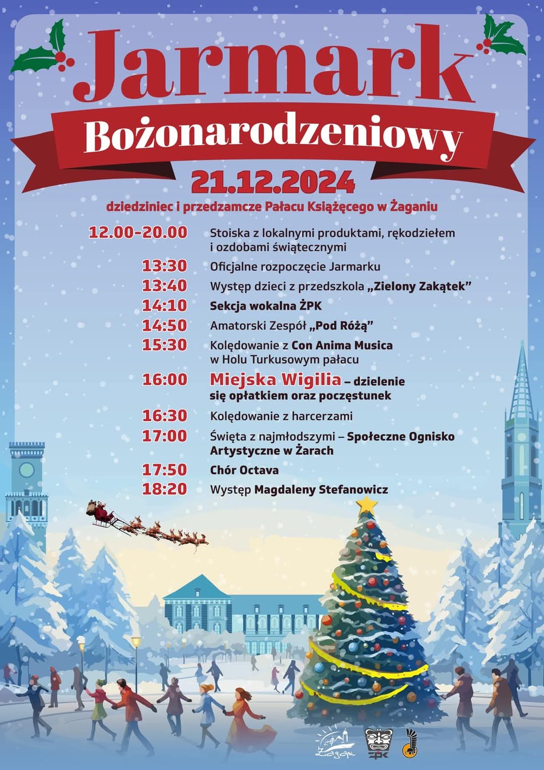 Jarmark Bożonarodzeniowy w Żaganiu